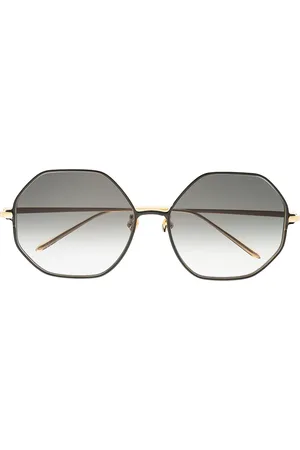 Linda Farrow Hexagon frame sunglasses