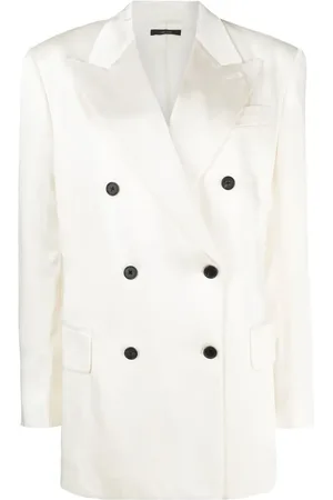 Tom Ford Fluid double-breasted satin blazer