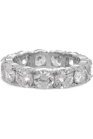 FANTASIA BY DESERIO 14kt white gold eternity ring