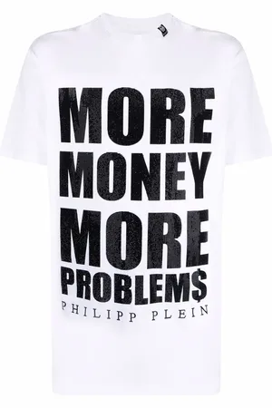 Philipp Plein Slogan-print cotton T-shirt