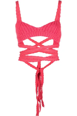 Alanui Palm Springs knitted top