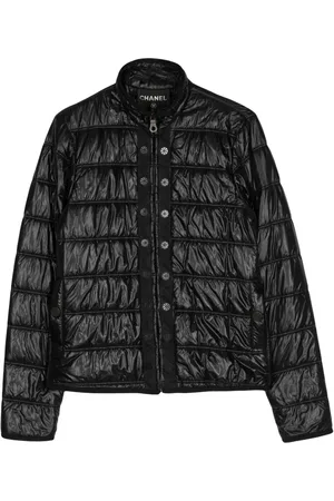 CHANEL 2000 quilted zip-up jacket