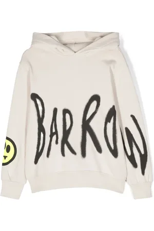 BARROW Logo-print cotton hoodie