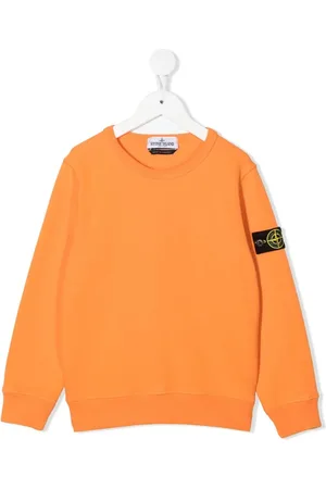 Stone Island Logo-patch crew neck sweatshirt