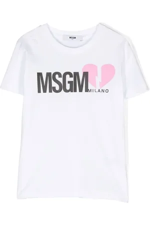 Msgm Logo-print short-sleeved T-shirt