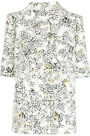 CHANEL Autumn flower-print jacket