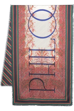PIERRE-LOUIS MASCIA Fancy graphic-print silk scarf