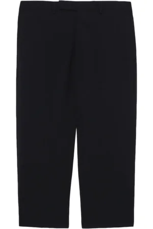 Rick Owens Cropped-leg wool trousers