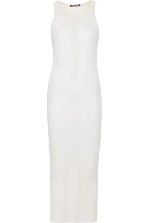 andre damo Fine-ribbed maxi dress