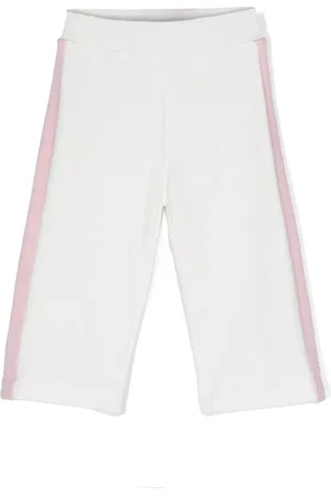 MONNALISA Striped cotton track pants