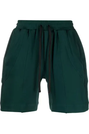 Styland X notRainProof drawstring-waistband organic cotton shorts