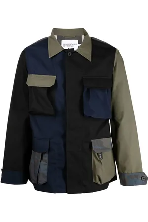 The Power for the People Panelled-design military jacket