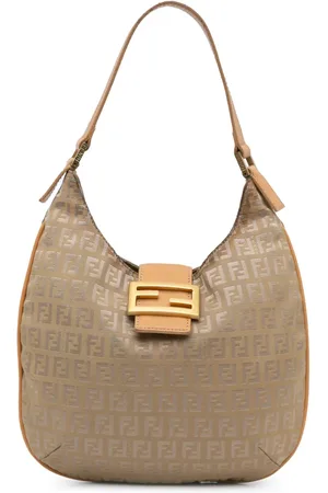 Fendi 2000-2010 Zucchino Canvas hobo bag