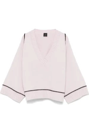 Pinko Piped-trim detailed sweater