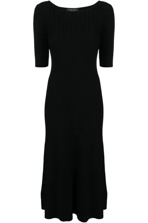 Roberto Collina Ribbed-knit midi dress