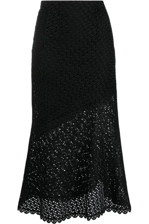 Dorothee Schumacher Graphic Performance macramé midi skirt