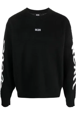 GCDS Graffiti Brushed Sweater