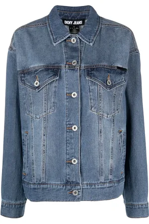 DKNY Faded-effect denim jacket