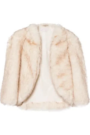 Saiid Kobeisy Cropped faux-fur jacket