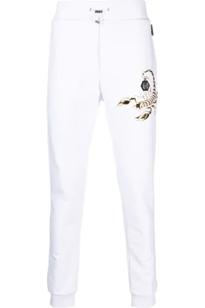 Philipp Plein Scorpion appliqu??-detail track pants
