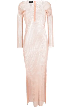 SANTA BRANDS Rhinestone-embellished long dress