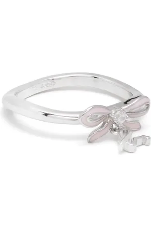 AGNÈS B. "wrapped in love" bow ring with B.