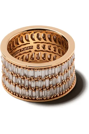 Suzanne Kalan 18kt rose gold pavé ring