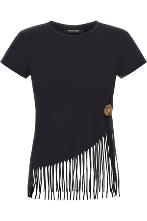 Roberto Cavalli Fringed T-Shirt
