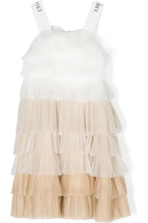 Twin-Set Ruffled tulle dress