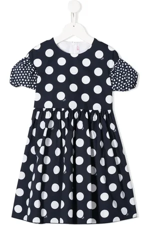 Il gufo Spotted midi dress