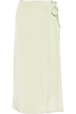 FORTE FORTE Wrap-design midi skirt
