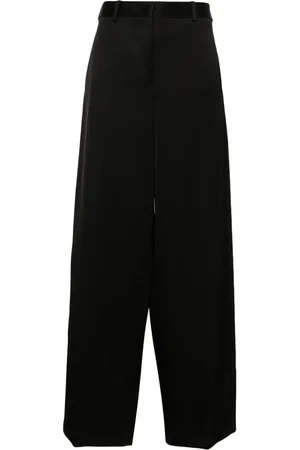 Jil Sander Pressed-crease palazzo pants