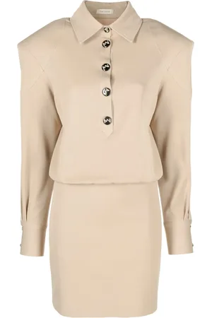 The Mannei Nursu shoulder-pads mini dress