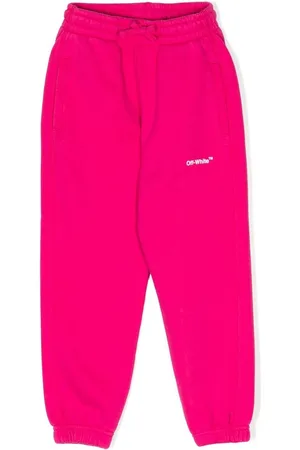 OFF-WHITE Graphic-stripe track pants