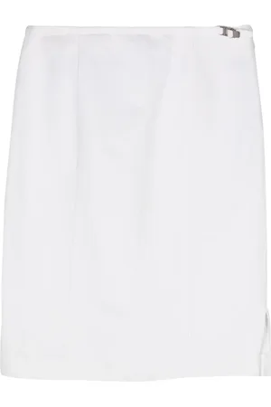 Gucci 2000s midi denim skirt