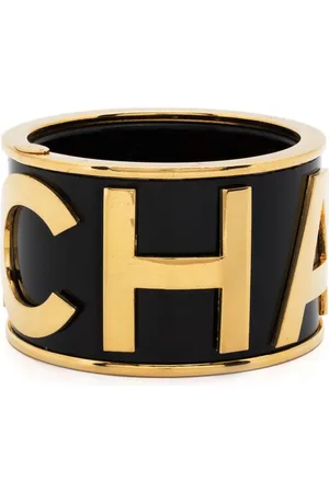 CHANEL 1984-1990 logo bangle bracelet