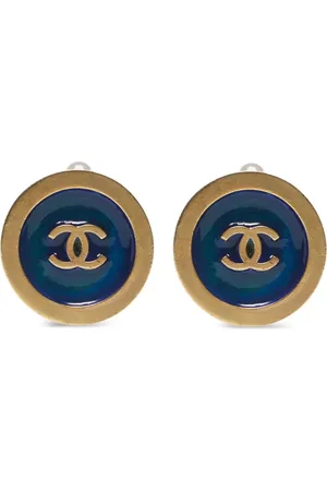 CHANEL 1994 CC logo clip-on earrings