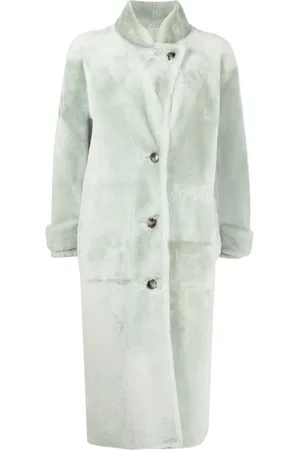 YVES SALOMON Button-up mid-length coat