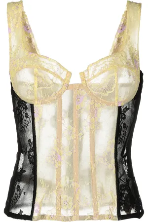 Natasha Zinko Lace panelled corset top