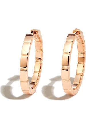 Anita 18kt rose gold Bunny hoop earrings
