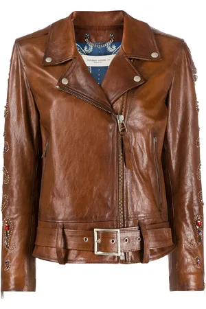Golden Goose Embellished biker jacket
