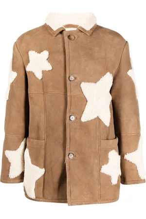 Sky High Farm Shearling leather star jacket