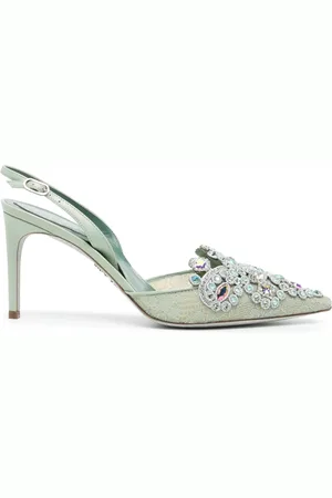 RENE CAOVILLA 80mm crystal-embellished pumps
