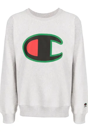 DENIM TEARS X Champion logo-print sweatshirt