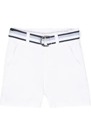 PATACHOU Belted cotton shorts