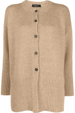 Fabiana Filippi Sequin-embellished knitted cardigan