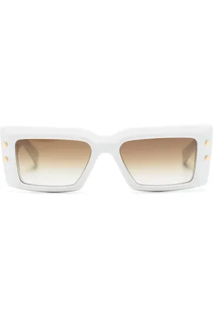 Balmain Impérial rectangle-frame sunglasses