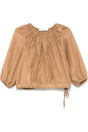Serafini Gathered-detail blouse