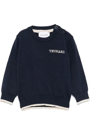 Trussardi Embroidered-logo sweater
