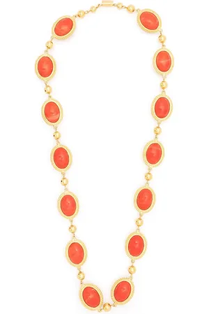 VALENTINO GARAVANI 1980s beaded charm necklace